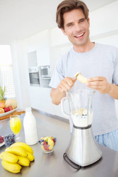 istock He enjoys a healthy diet 174083556