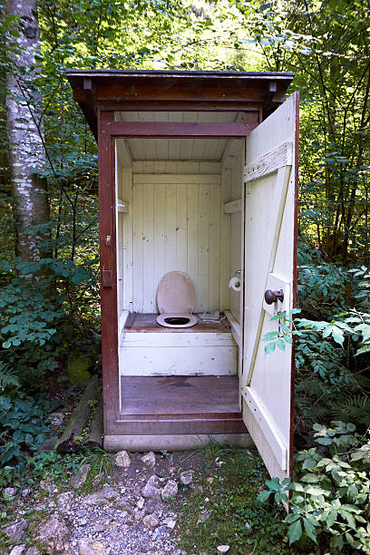 Mountain toilet Outhouse Mountain toilet Outhouse Outhouse stock pictures, royalty-free photos & images