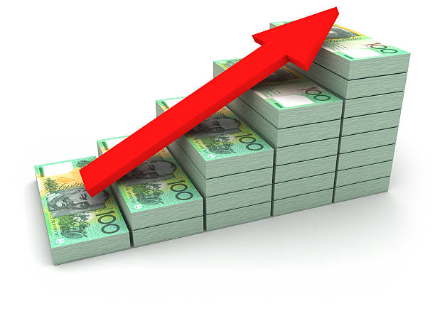 istock Increasing value of Australian Dollar. 174083791