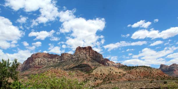 istock a view of a river and mountains, with a sky background 1740838179