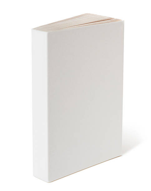 vuoto di libro - book single object white blank foto e immagini stock