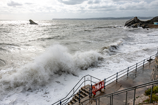 Dramatic waves off the Torquay coast
