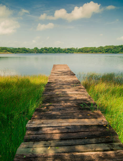 old wooden pier