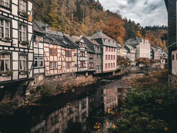 Atmospheric view of a small town in Germany