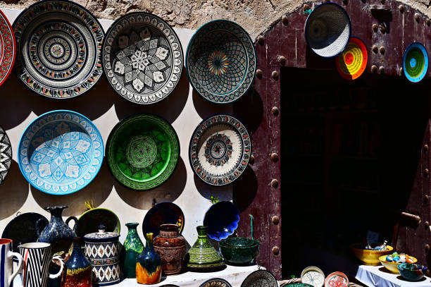 istock Typical Moroccan ceramics in Essaouira souk 1740863035