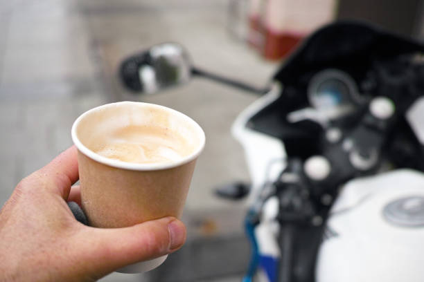 coffee and motorcycle