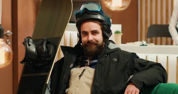 istock Caucasian man in hotel foyer 1740896942