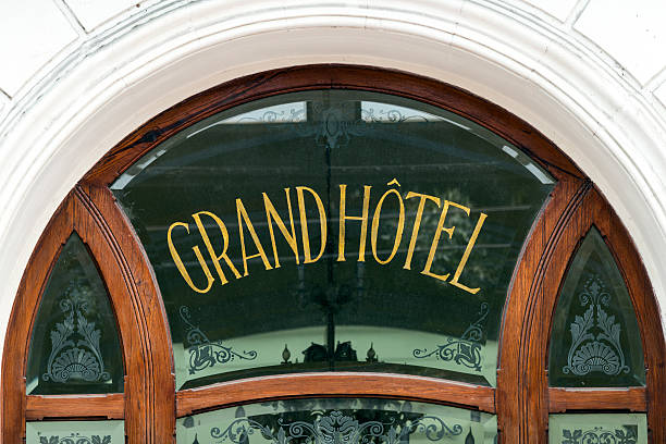 istock Grand Hotel sign on door 174091685