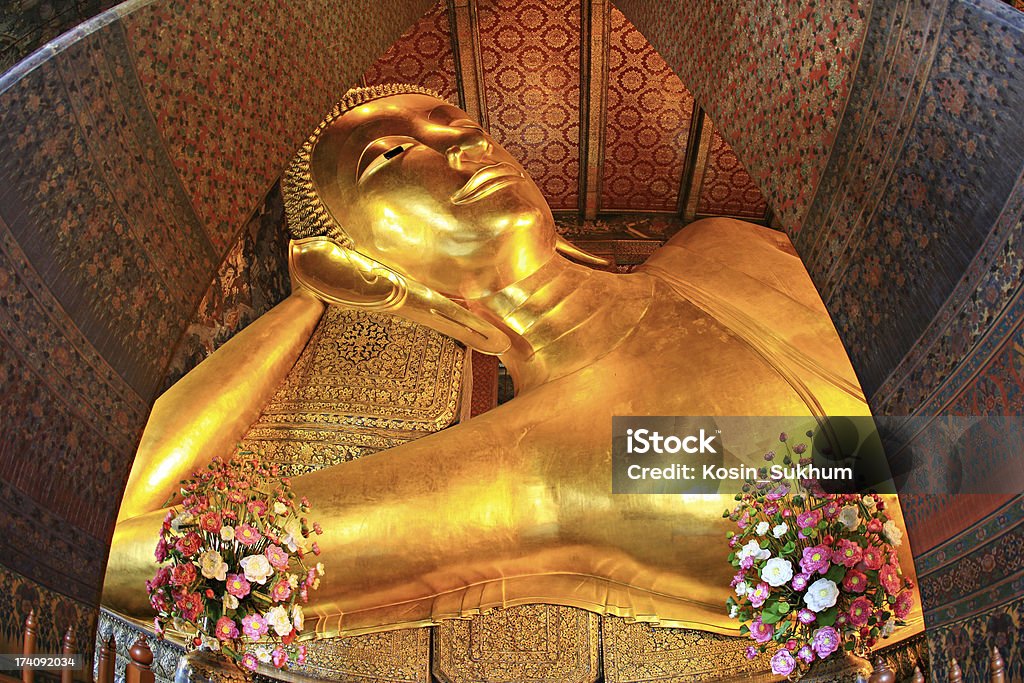 ワットポー（涅槃仏寺）バンコク - アジア大陸のロイヤリティフリーストックフォト