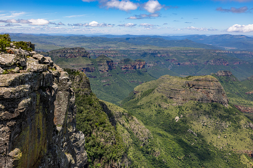 View of Blyde River Canyon from Mariepskop South Africa