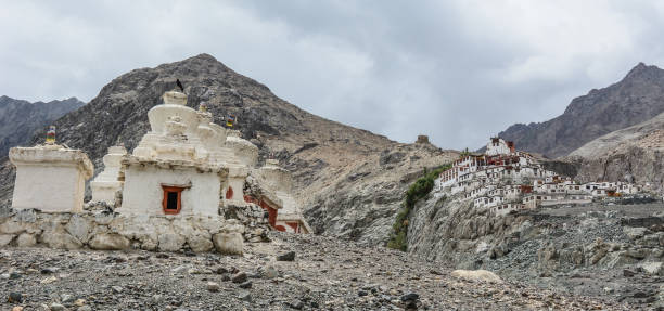 istock Ancient Tibetan temple on mountain 1740972191