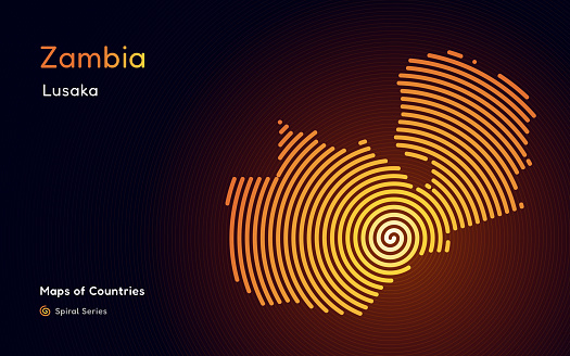 identifying its capital city, Lusaka African set. Spiral fingerprint series