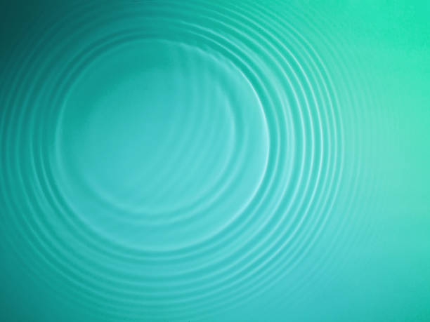 istock Green circle water ripple background 174098731