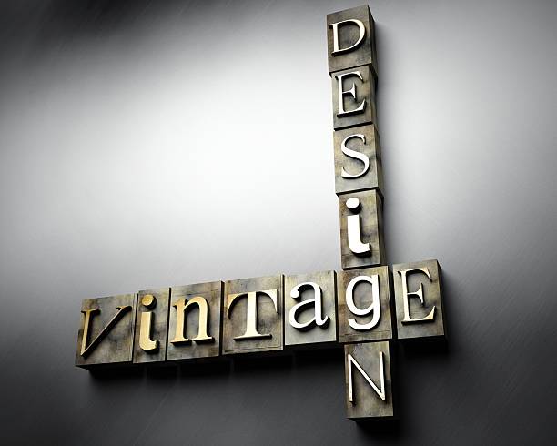 istock Vintage design concept, retro letterpress text 174101390