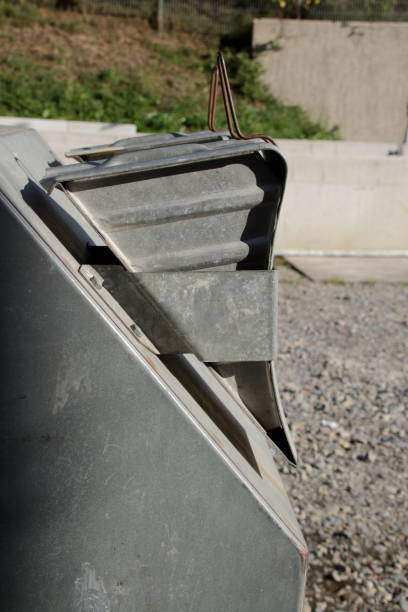 istock Wheel chock to secure a vehicle from rolling away in the holder 1741029832