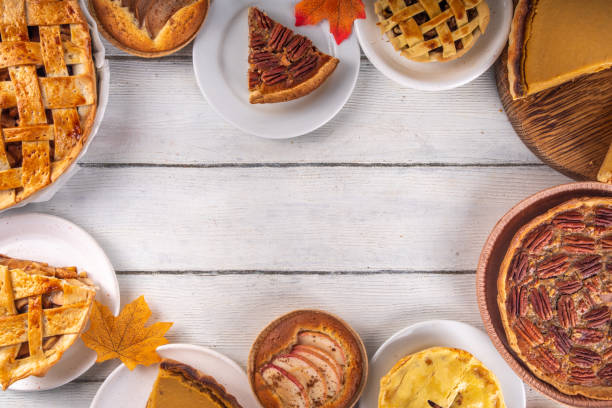istock Assorted homemade fall pies and cakes 1741037493