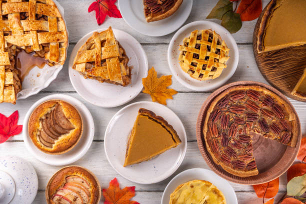 istock Assorted homemade fall pies and cakes 1741037505