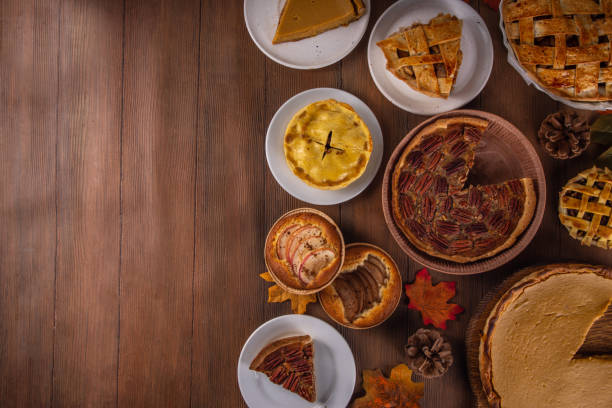 istock Assorted homemade fall pies and cakes 1741037845