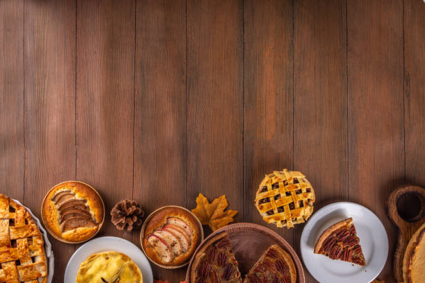 istock Assorted homemade fall pies and cakes 1741037893