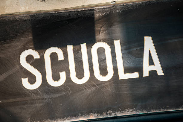 istock Scuola (School) Italian sign 174103908