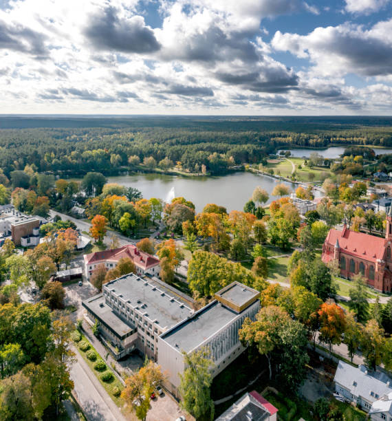 istock Druskininkai in autumn colours 1741051373