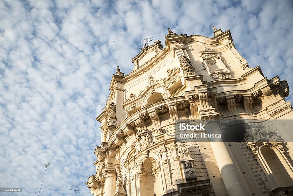 Barokowy kościół w Lecce, Włochy - Zbiór zdjęć royalty-free (Lecce)