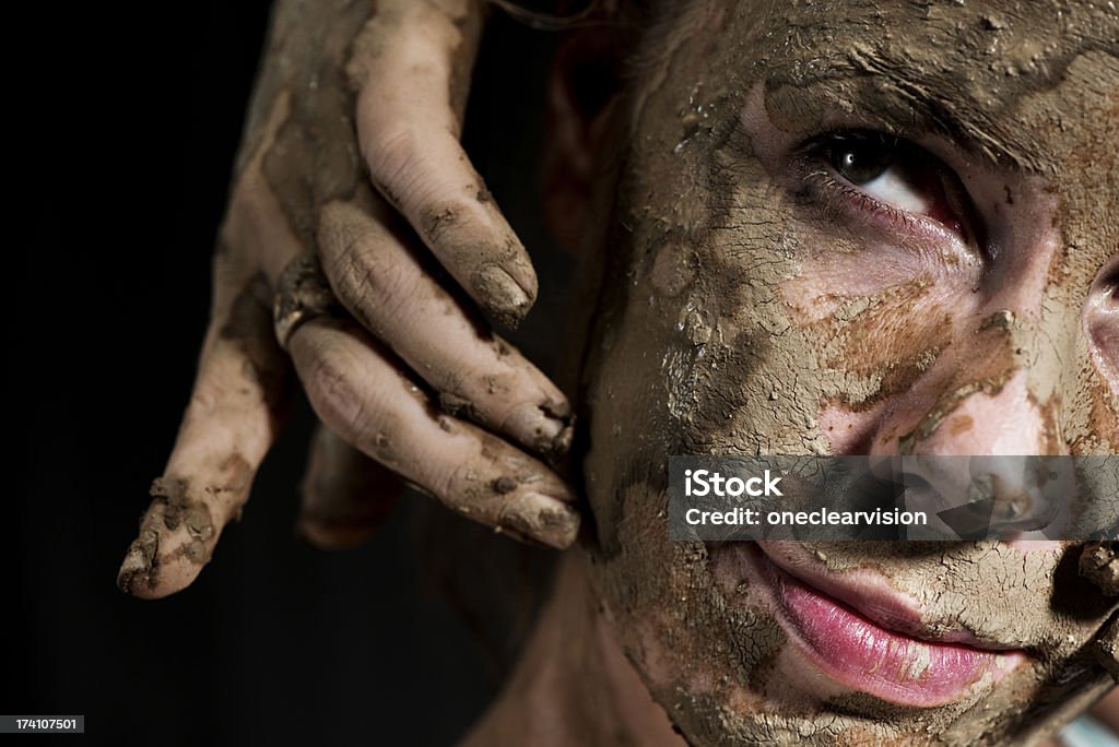 Muddy céramique artiste - Photo de Portrait - Image libre de droits
