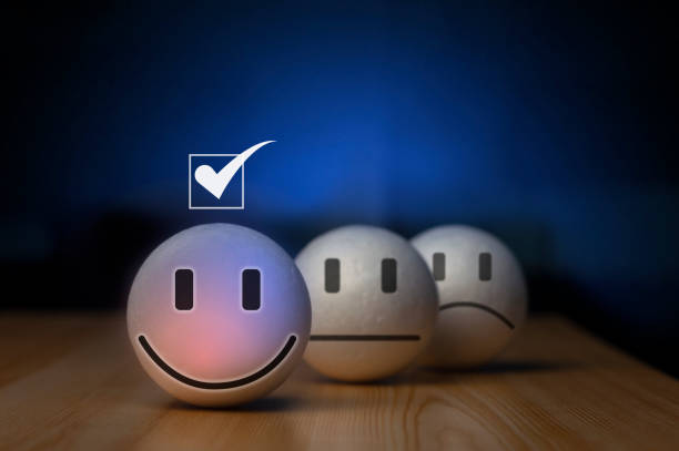 istock Users rate their service experience on the online application for a customer satisfaction survey concept. 1741083252
