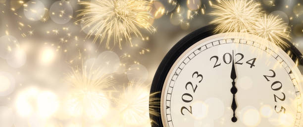 istock New Years Eve Clock 2024. 1741085602