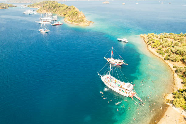 istock Beautiful coast around Mediterranean island 1741107050
