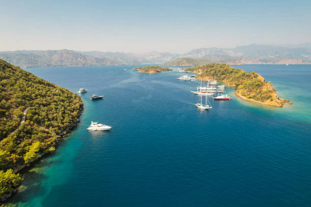 istock Beautiful coast around Mediterranean island 1741109253