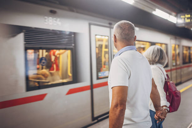 istock Mature couple on subway station 1741123015