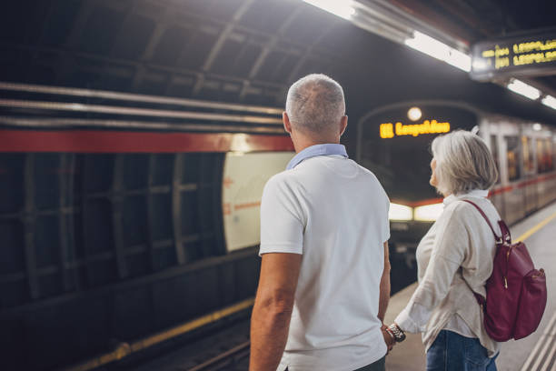 istock Mature couple on subway station 1741123540