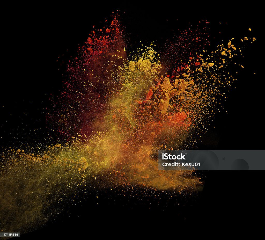 Lance colorido polvo - Foto de stock de Abstracto libre de derechos