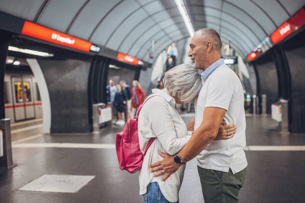 istock Mature couple on subway station 1741150600