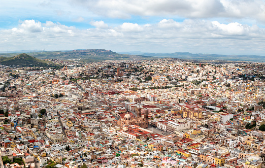 Zacatecas and suburbs as seen from La Bufa hill