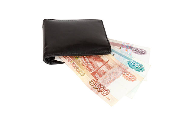 istock Isolated russian rubles banknotes in a wallet 174118510