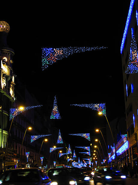 istock Christmas lights in Barcelona street 174119330