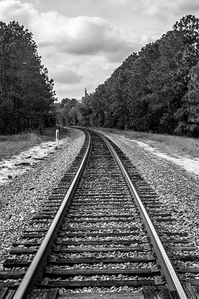 Tracks stock photo