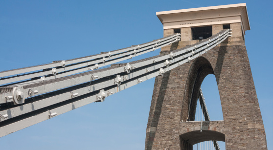 Built by Brunel and opened in 1864, the Clifton suspension bridge spans the river Avon.  With its iconic looks the bridge is known all over the world.