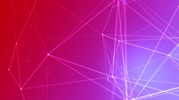 istock Abstract concepts of cybersecurity technology and digital data protection. Protect internet network connection with polygons, dots and lines with  background 1741214623