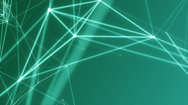 istock Abstract concepts of cybersecurity technology and digital data protection. Protect internet network connection with polygons, dots and lines with  background 1741224574