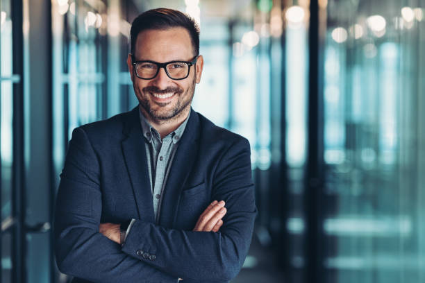 istock Portrait of a smiling businessman 1741237166