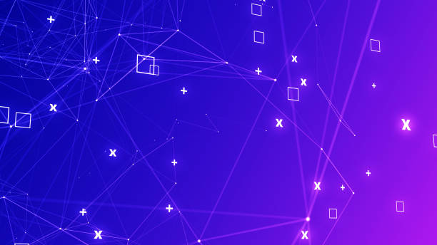istock Abstract concepts of cybersecurity technology and digital data protection. Protect internet network connection with polygons, dots and lines with  background 1741267862
