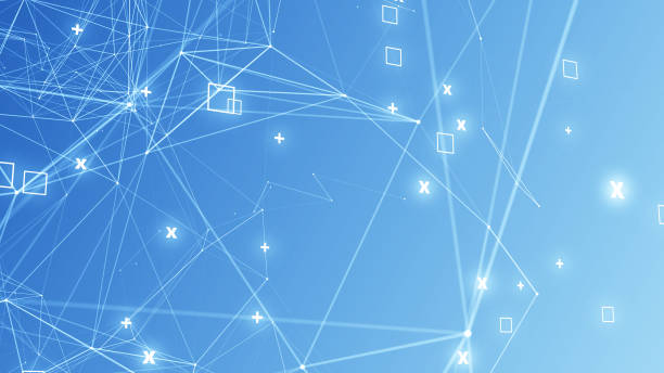 istock Abstract concepts of cybersecurity technology and digital data protection. Protect internet network connection with polygons, dots and lines with  background 1741267870