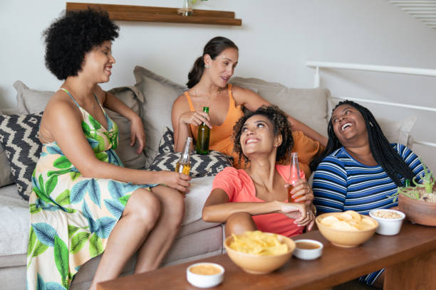 istock friends enjoying weekend and bonding at home 1741276501