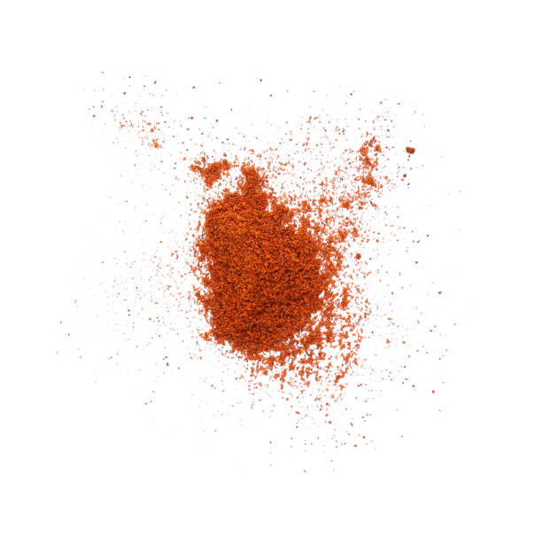 istock Aromatic paprika powder isolated on white, top view 1741327015