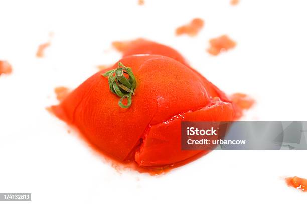 Cadendo Di Pomodoro - Fotografie stock e altre immagini di Pomodoro - Pomodoro, Rotto, Esplodere