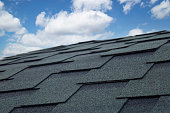 Soft roof, flexible shingles. Installation of soft tiles on the roof.
