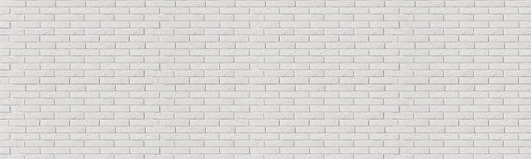 White brick wall as background. Banner design
